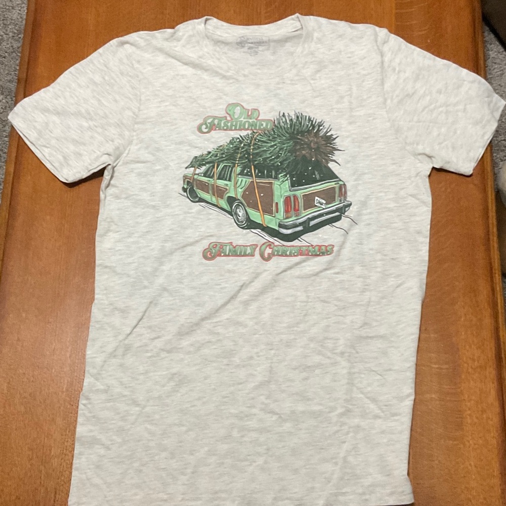 Vintage Holiday Car Graphic T-Shirt